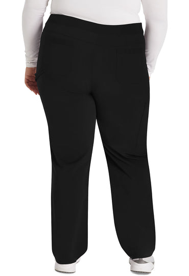 Women's Mid Rise Tapered Leg Pull-on Pant - Black