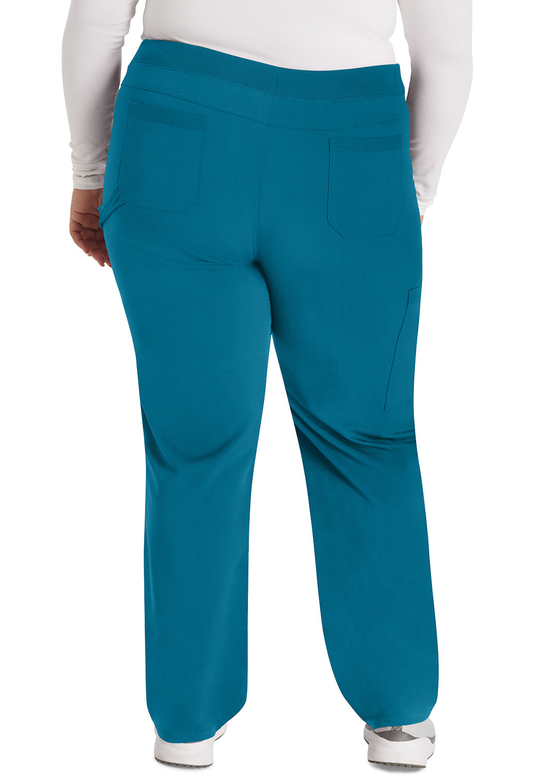 Women's Mid Rise Tapered Leg Pull-on Pant - Caribbean Blue