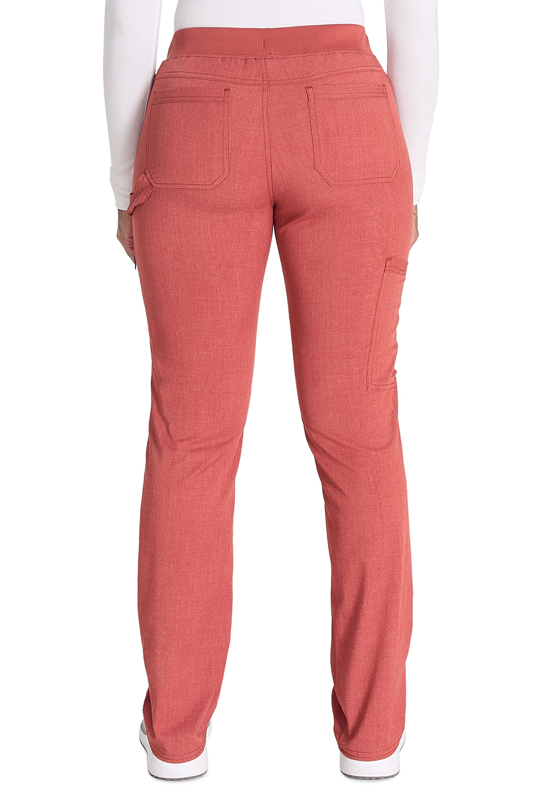 Women's Mid Rise Tapered Leg Pull-on Pant - Heather Clay