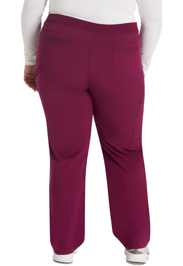 Women's Mid Rise Tapered Leg Pull-on Pant - Wine