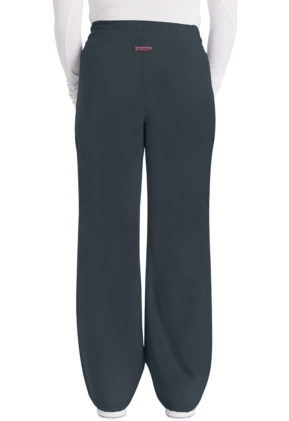 Women's Mid Rise Zip Fly Wide Leg Cargo Pant - Pewter