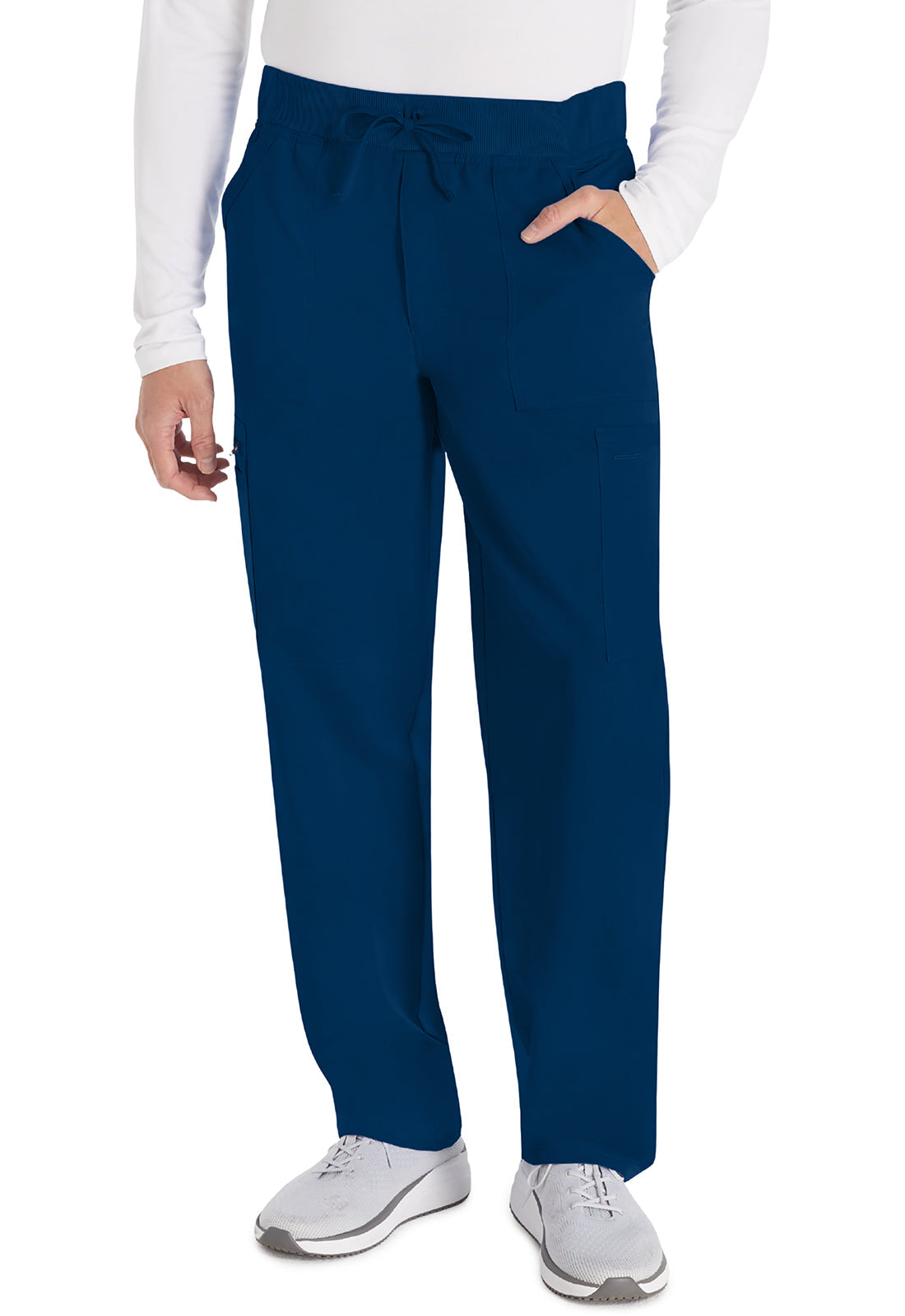 Men's Men's Mid Rise Zip Fly Straight Leg Pant - Navy