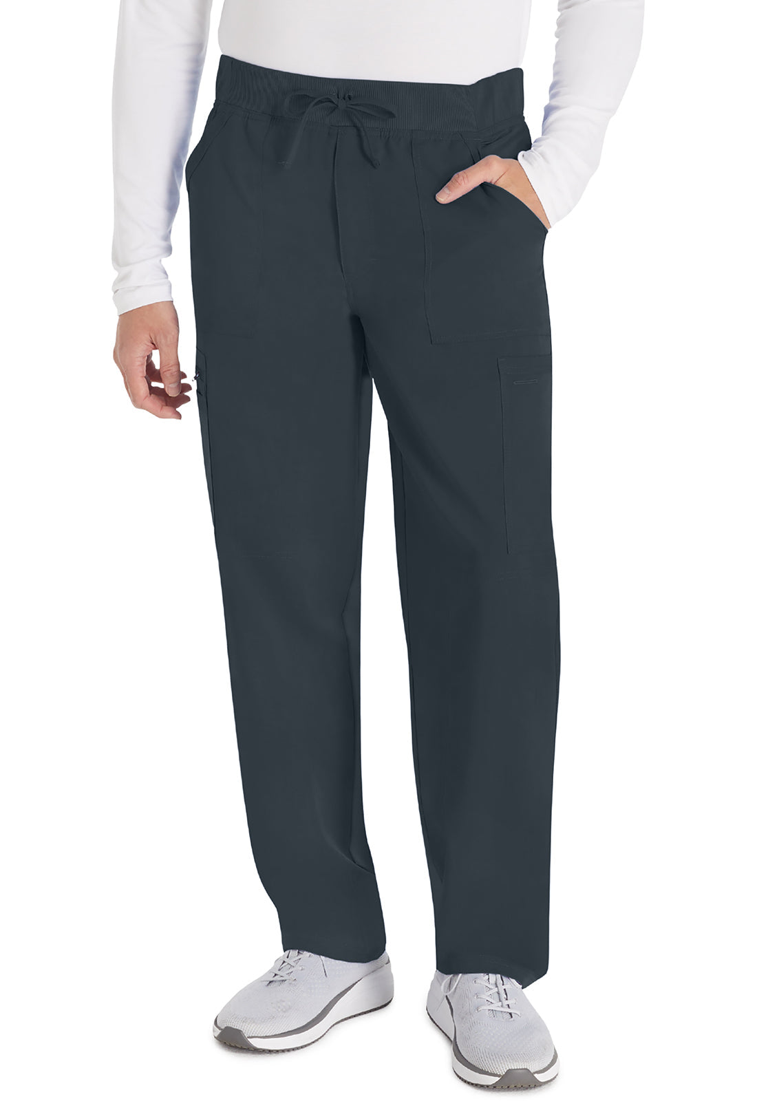 Men's Men's Mid Rise Zip Fly Straight Leg Pant - Pewter