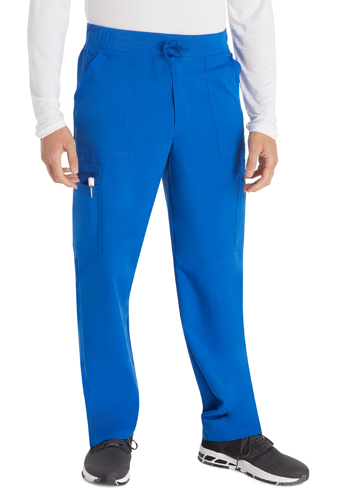 Men's Men's Mid Rise Zip Fly Straight Leg Pant - Royal