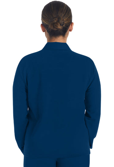 Women's Zip Front Fleece Jacket - Navy