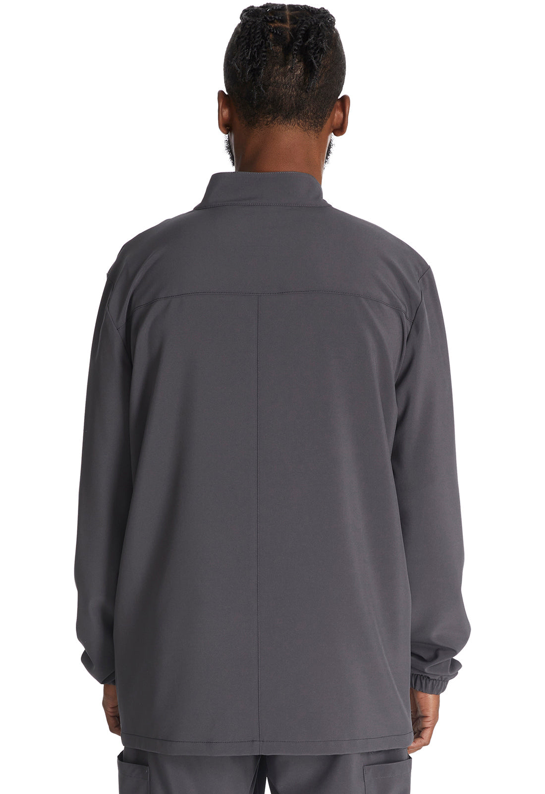 Men's Men's Zip Front Jacket - Pewter