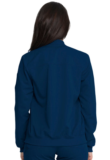 Women's Zip Front Jacket - Navy
