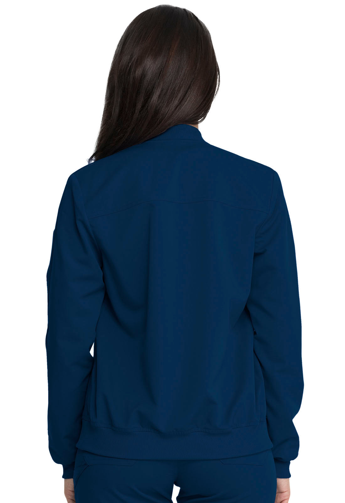 Women's Zip Front Jacket - Navy