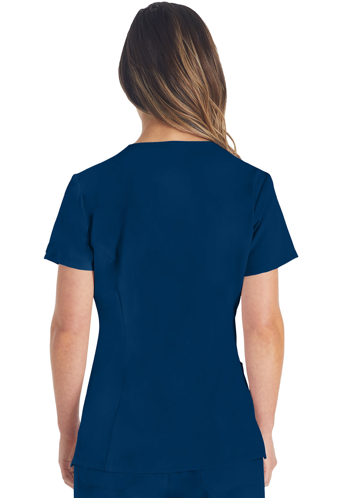Women's V-Neck Top - Navy