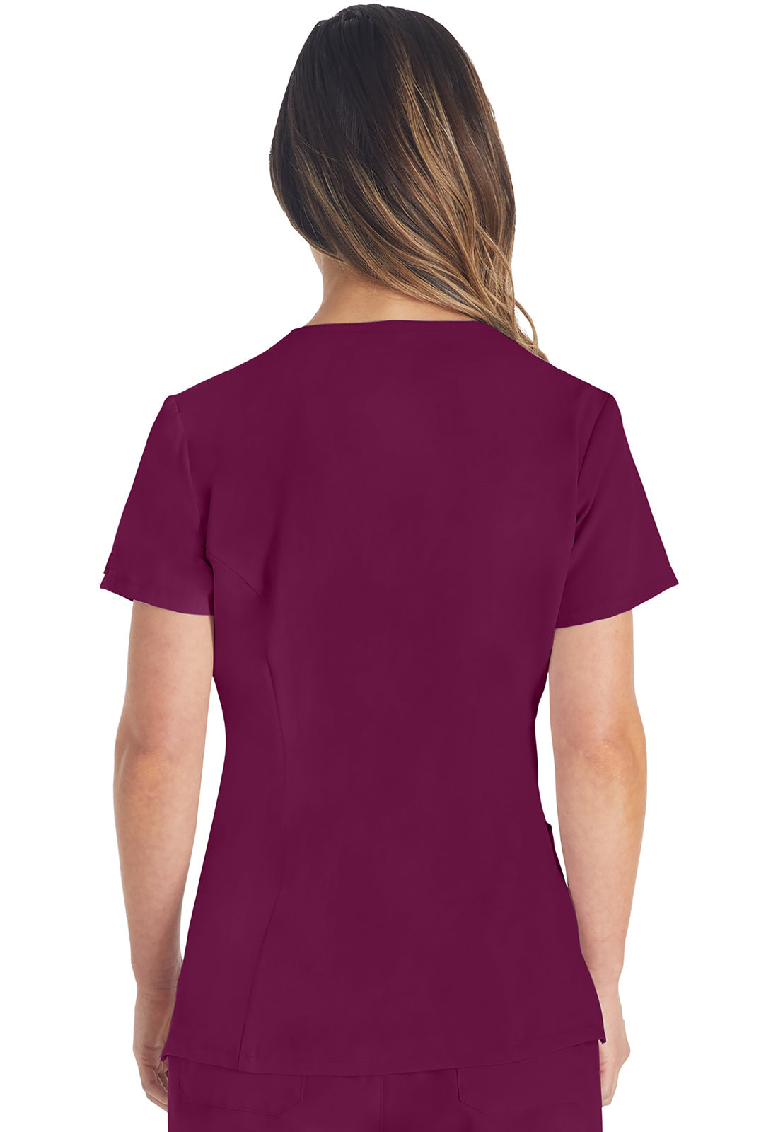 Women's V-Neck Top - Wine