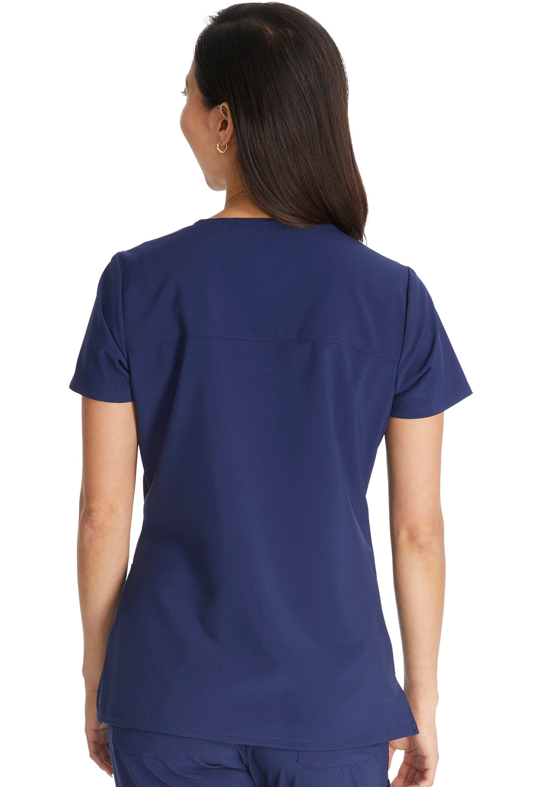 Women's Mock Wrap Top - Navy