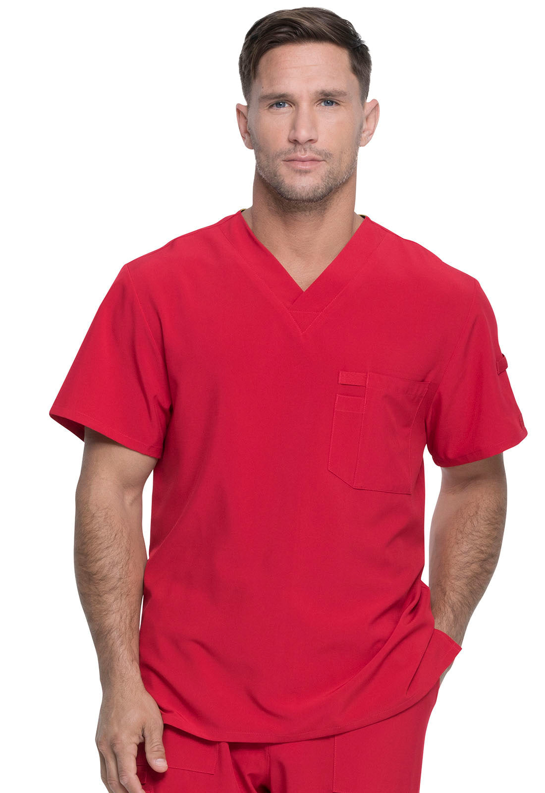 Men's Men's Tuckable V-Neck Top - Red