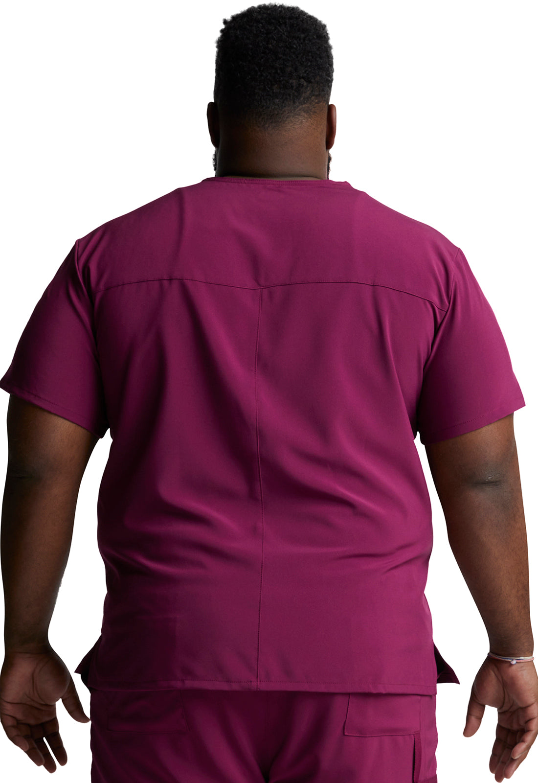Men's Men's Tuckable V-Neck Top - Wine