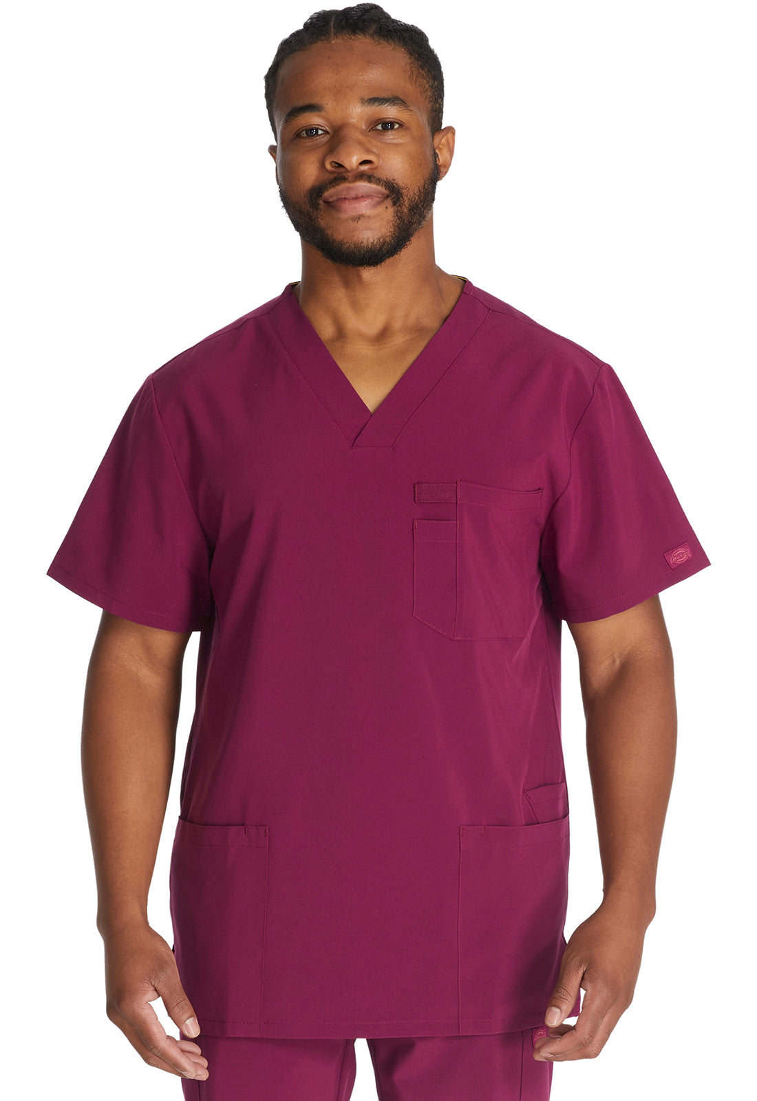 Men's Men's V-Neck Top - Wine