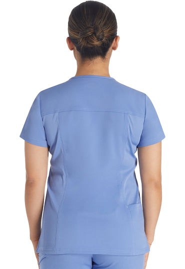 Women's Notched V-Neck Top - Ciel