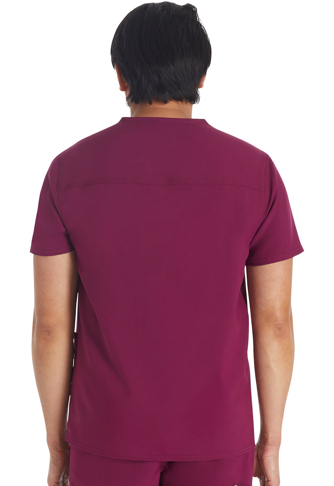 Men's Men's V-neck Top - Wine