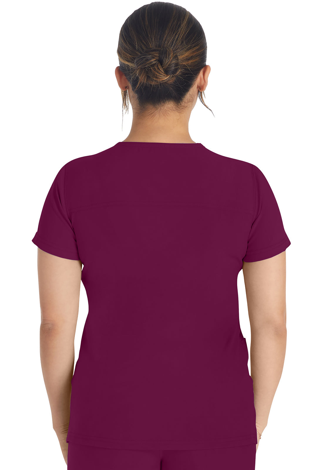 Women's V-Neck Top - Wine