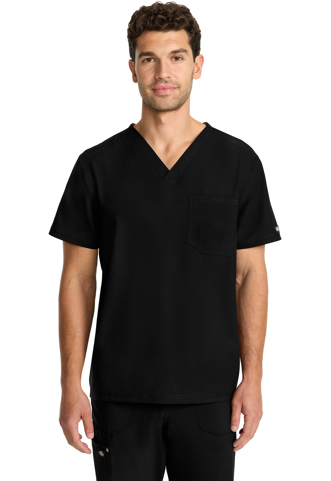 Men's Men's Tuck-in V-neck Top - Black
