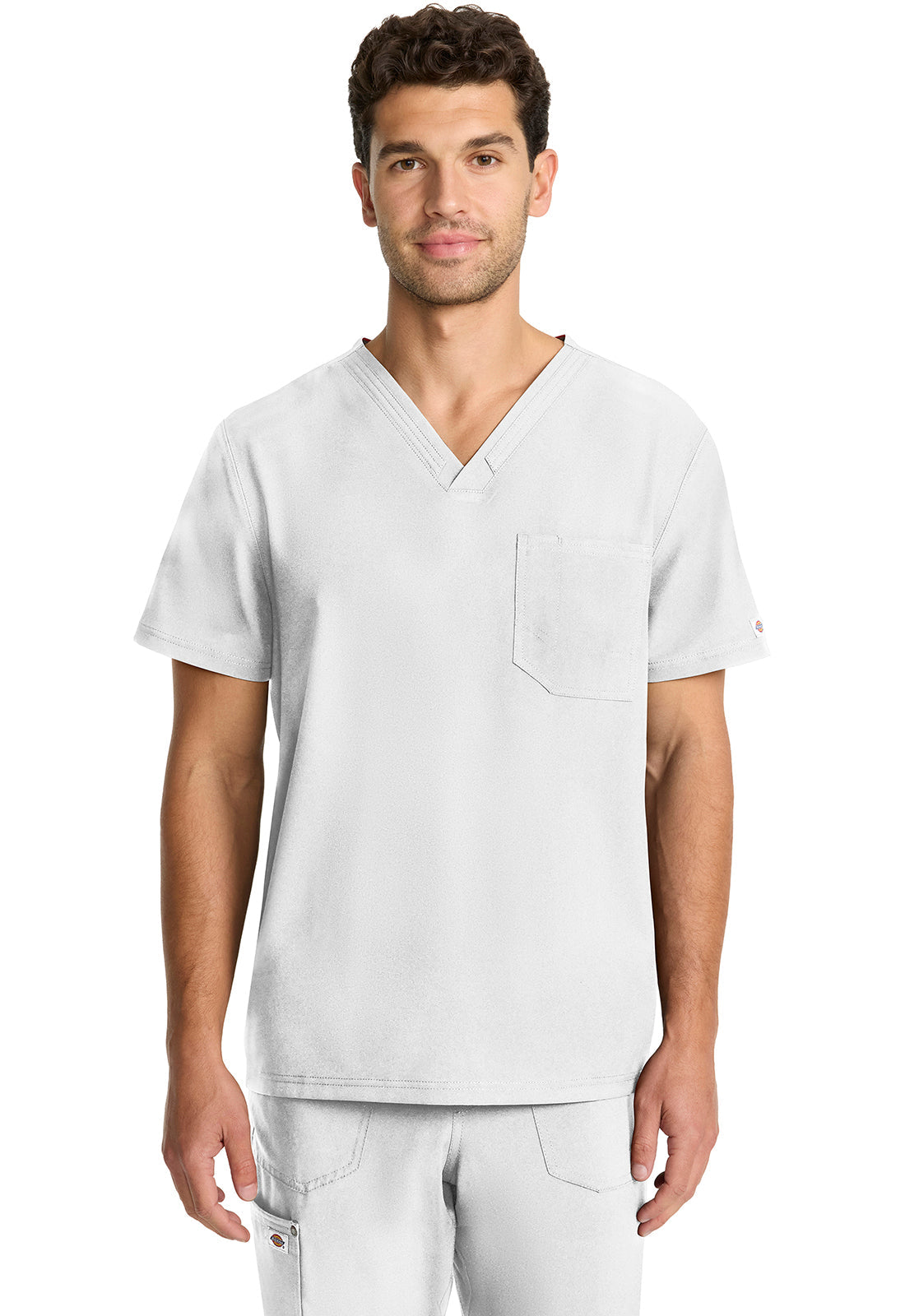 Men's Men's Tuck-in V-neck Top - White