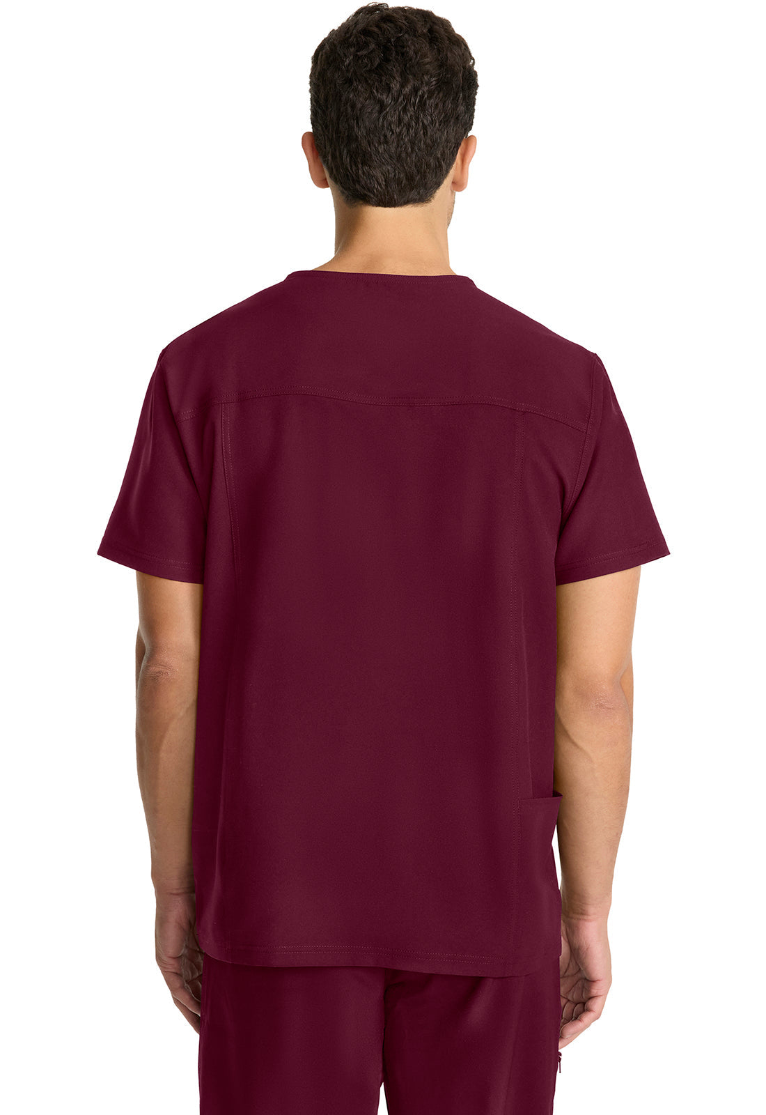 Men's Men's Tuck-in V-neck Top - Wine