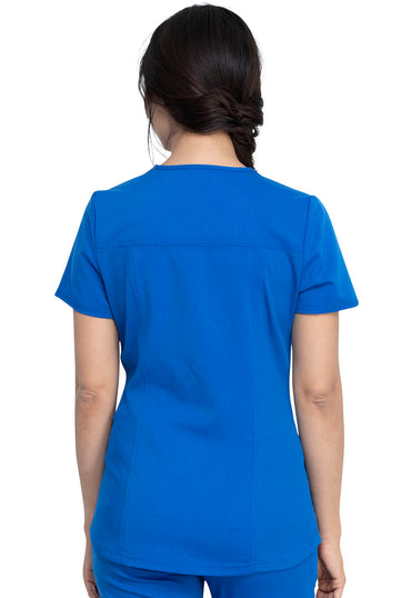 Women's V-Neck Top - Royal