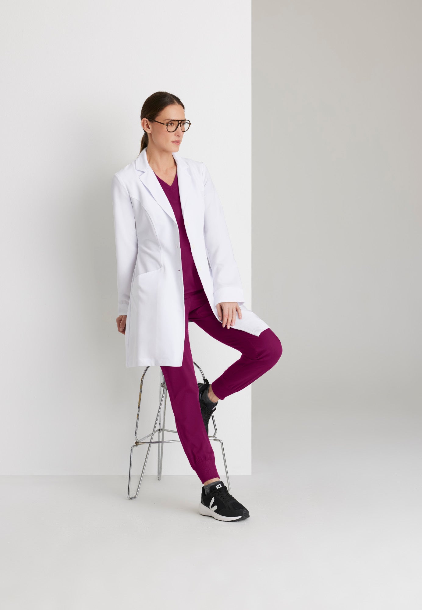 Eve Lab Coat - White - Jen's Scrubs