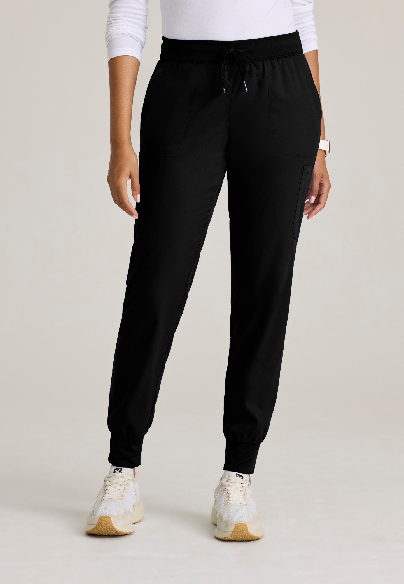 Finley Jogger - Black - Jen's Scrubs
