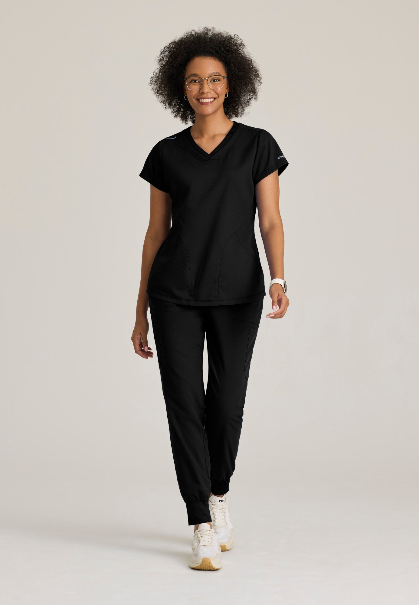 Finley Jogger - Black - Jen's Scrubs