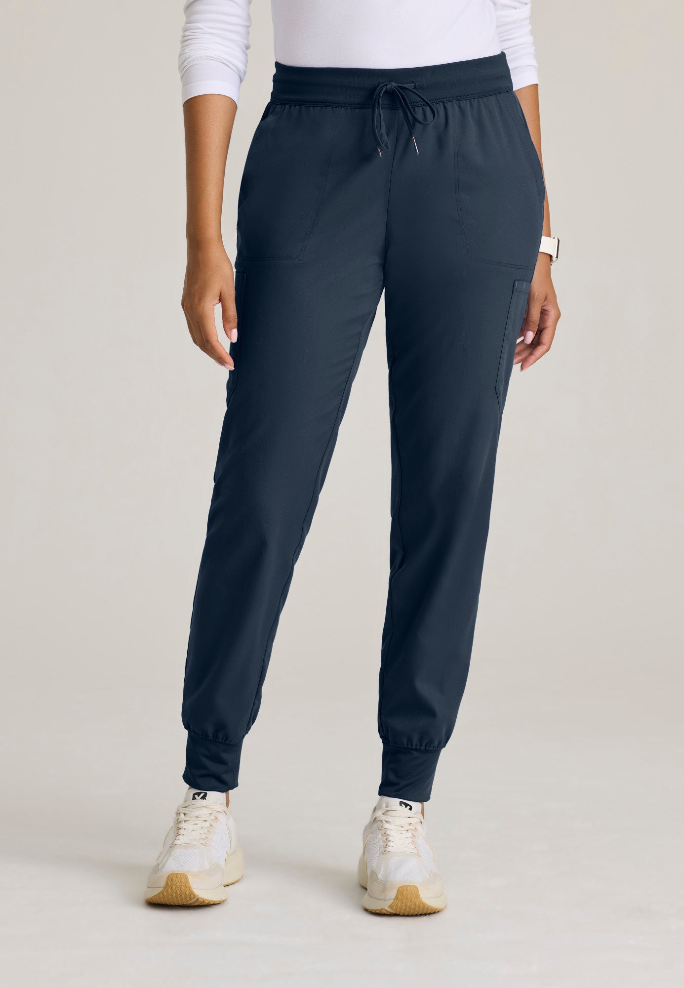 Finley Jogger - Steel - Jen's Scrubs