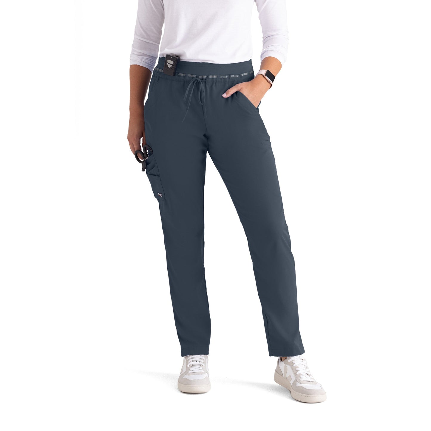 Serena Pant - Steel - Jen's Scrubs