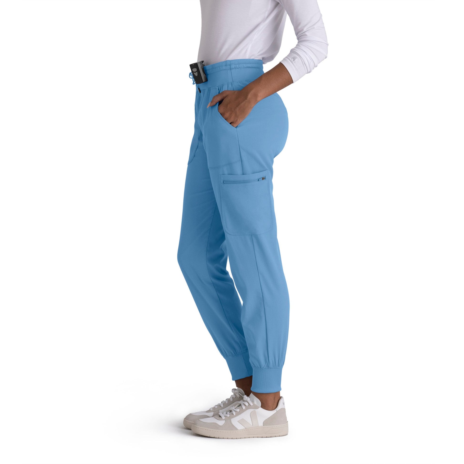 Carly Jogger - Ciel Blue - Jen's Scrubs