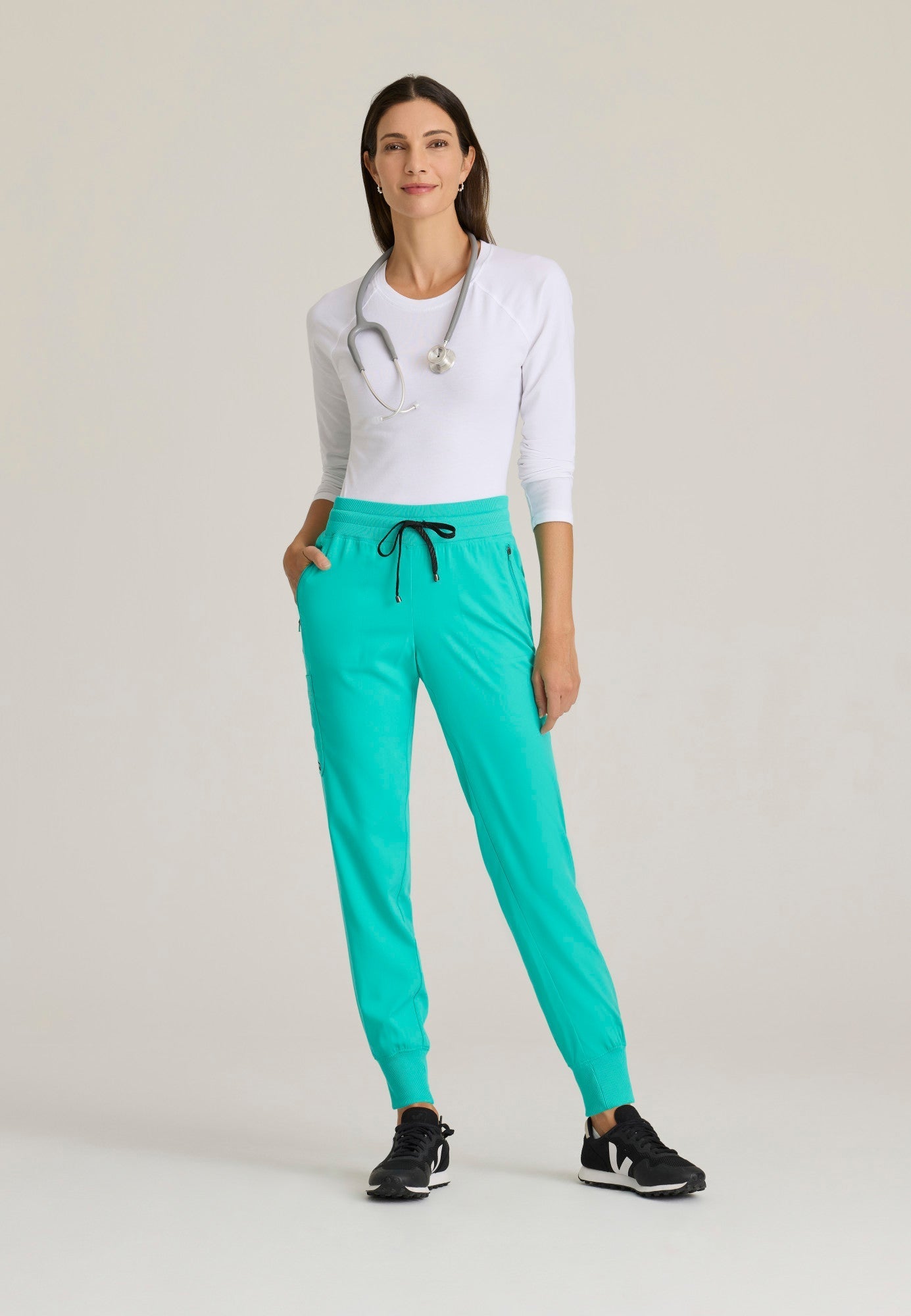Eden Jogger - Alpine Aqua - Jen's Scrubs