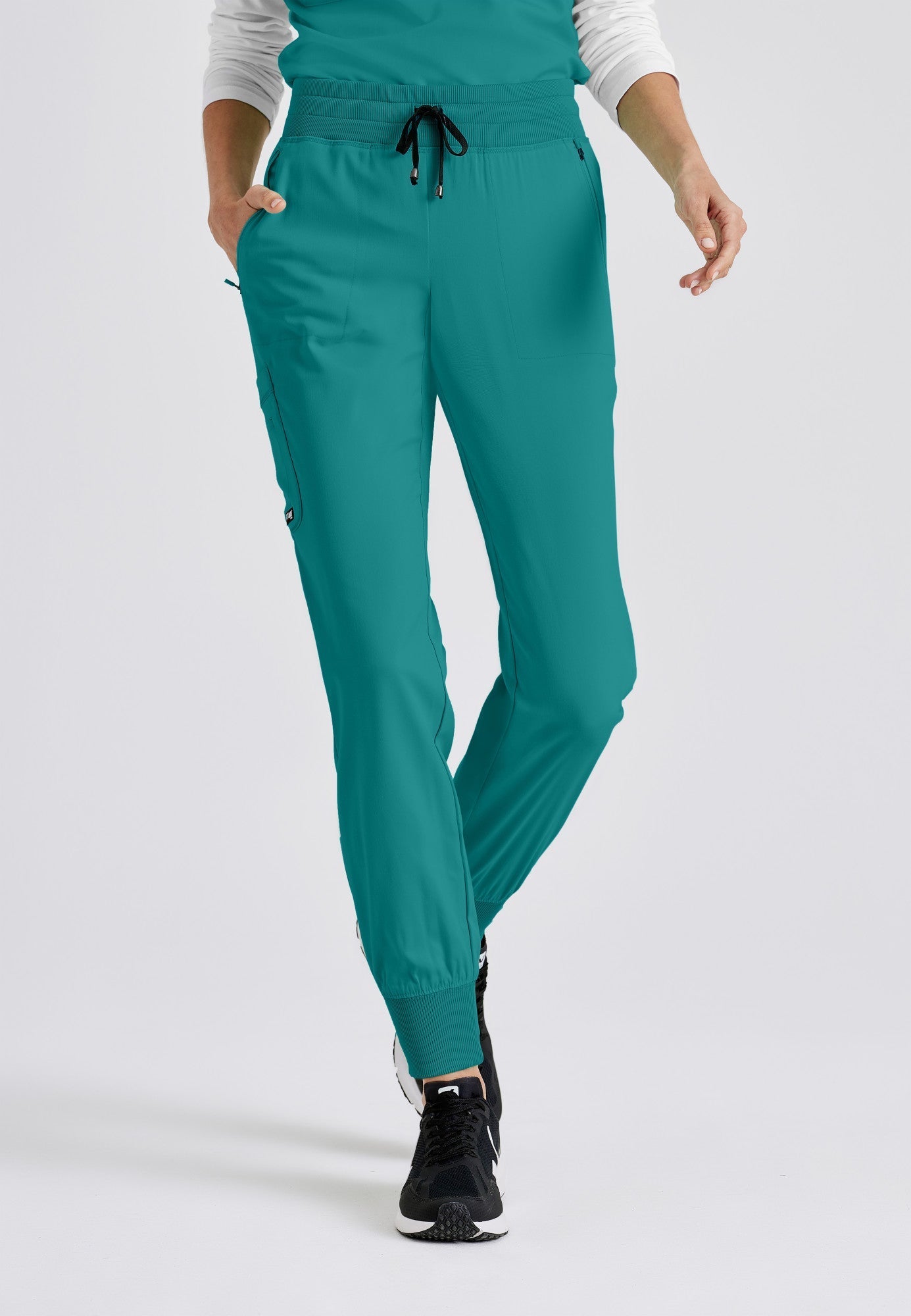 Eden Jogger - Teal - Jen's Scrubs