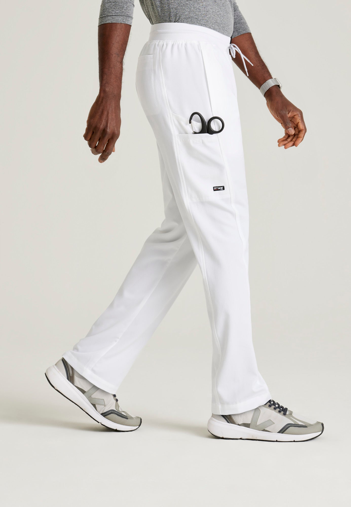 Hudson Pant - White - Jen's Scrubs