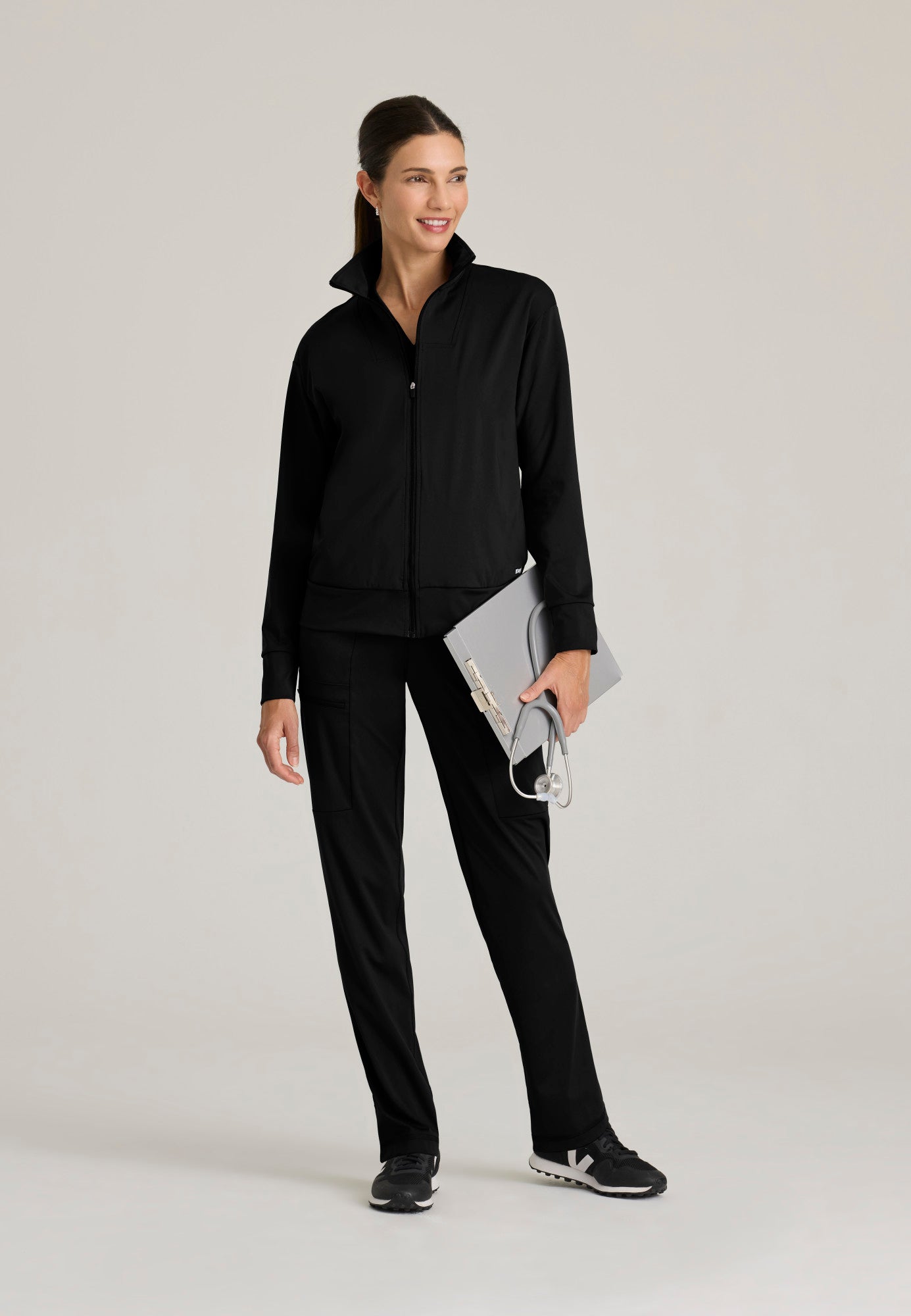 Momentum Knit Pant - Black - Jen's Scrubs