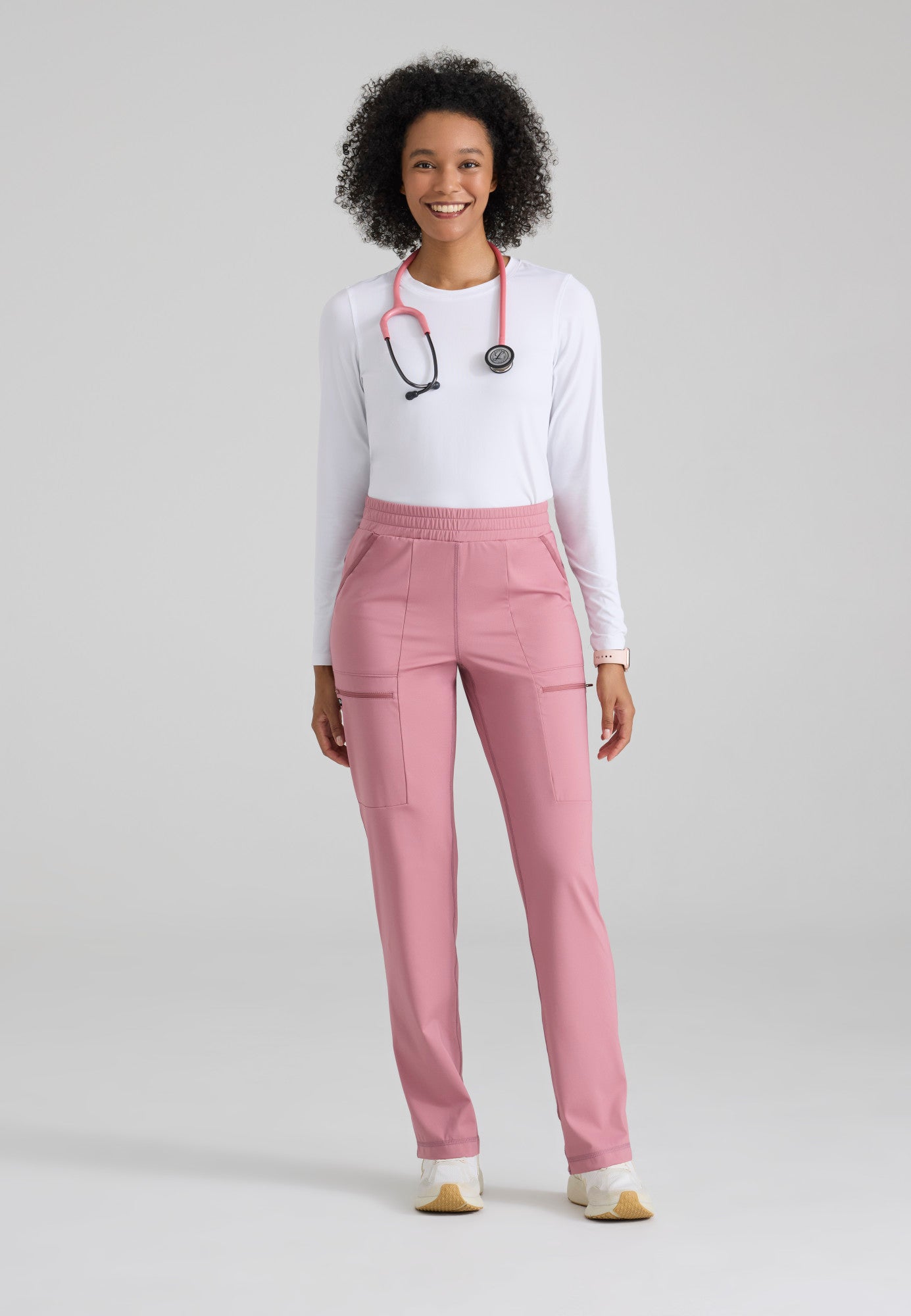 Momentum Knit Pant - Canyon Pink - Jen's Scrubs