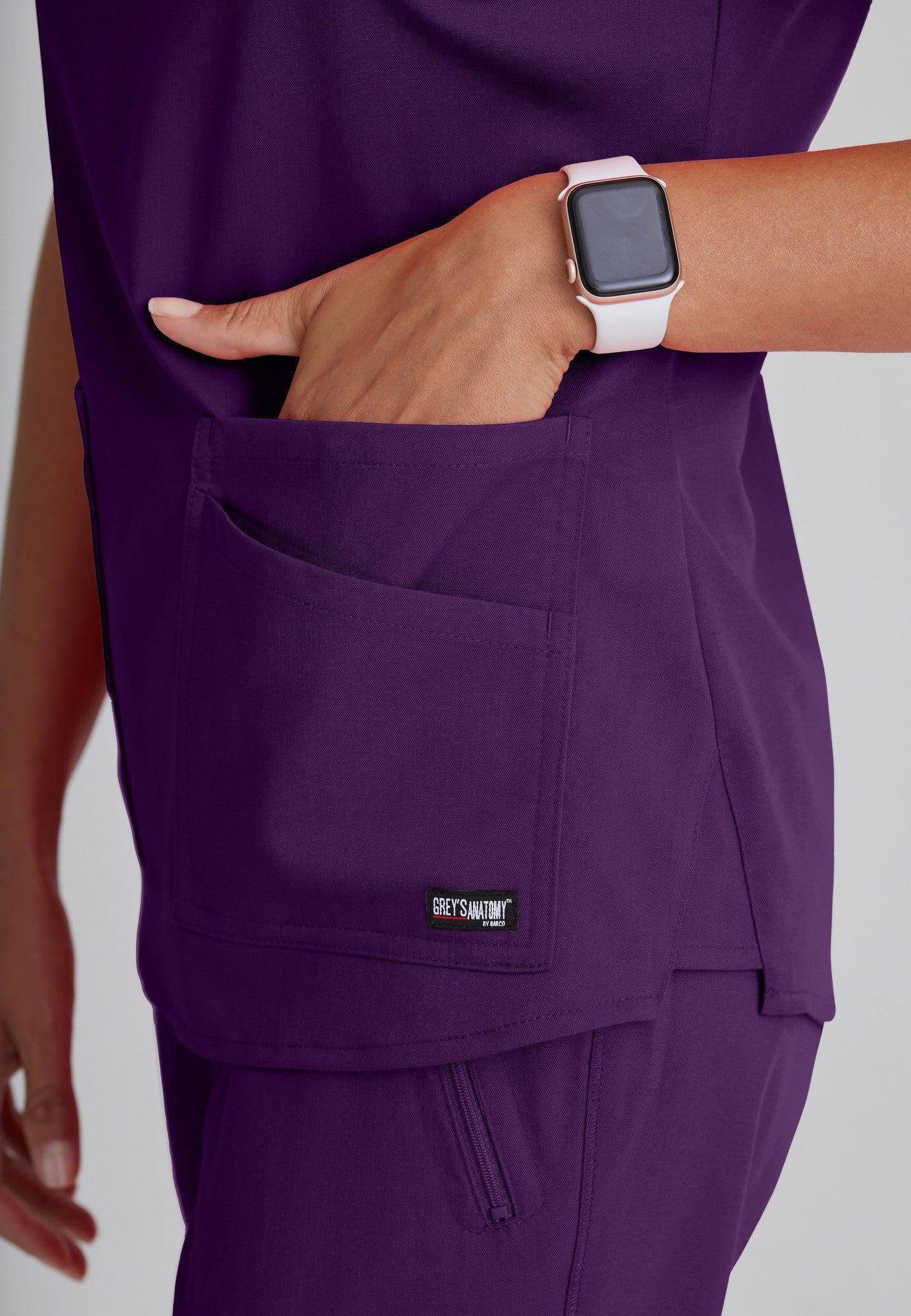 Emma Top - Eggplant - Jen's Scrubs