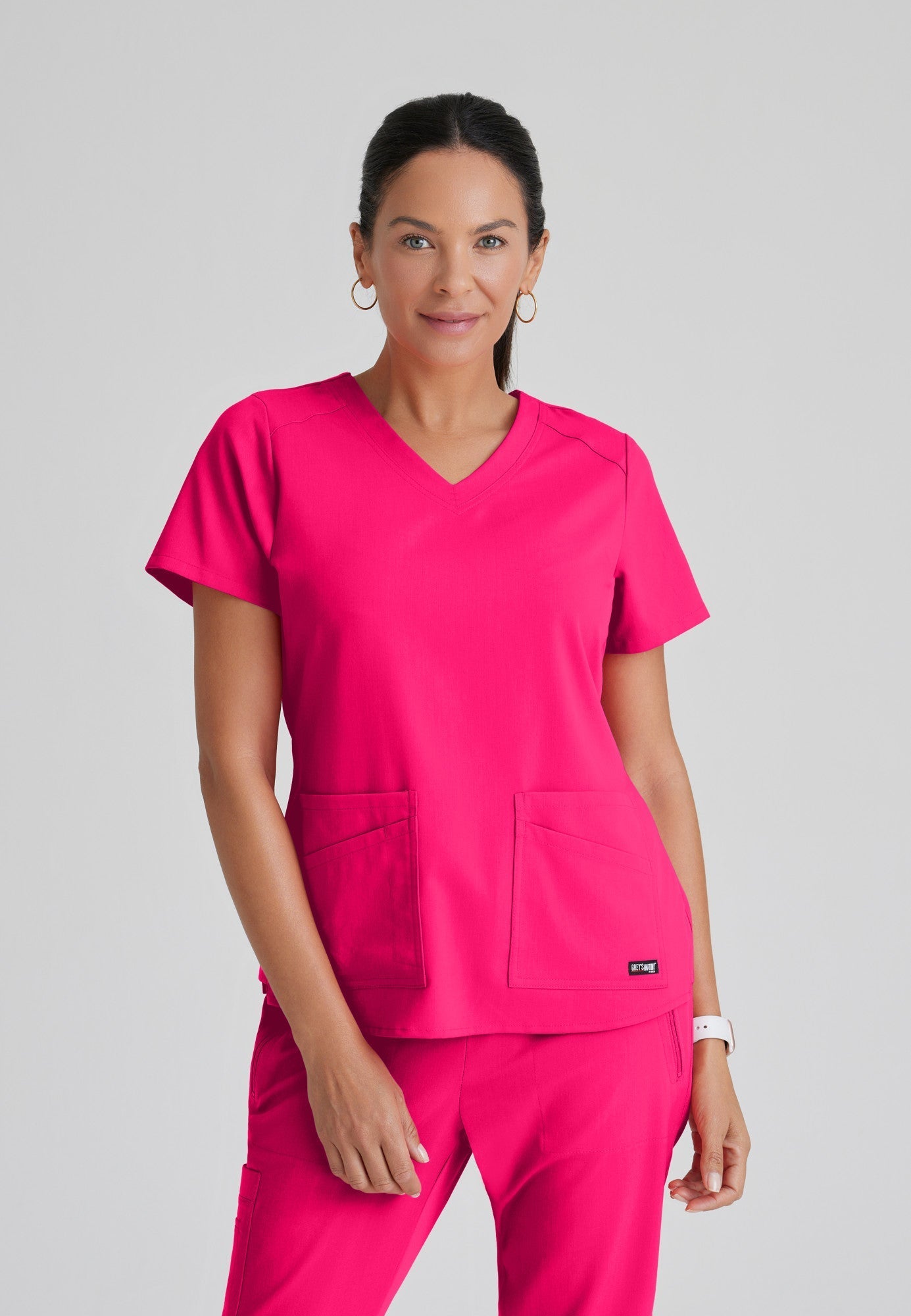 Emma Top - Vibrance Pink - Jen's Scrubs