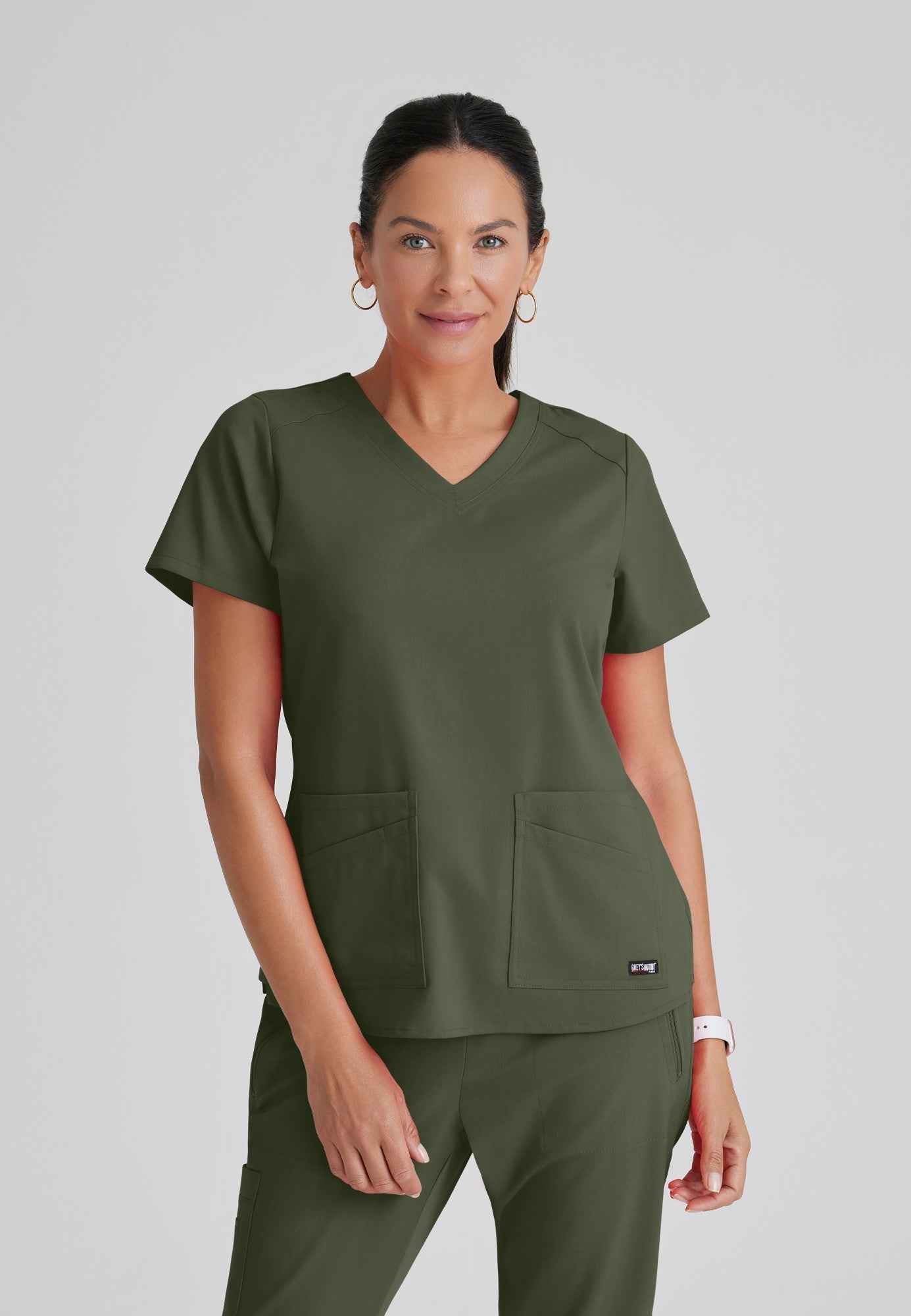 Emma Top - Olive - Jen's Scrubs