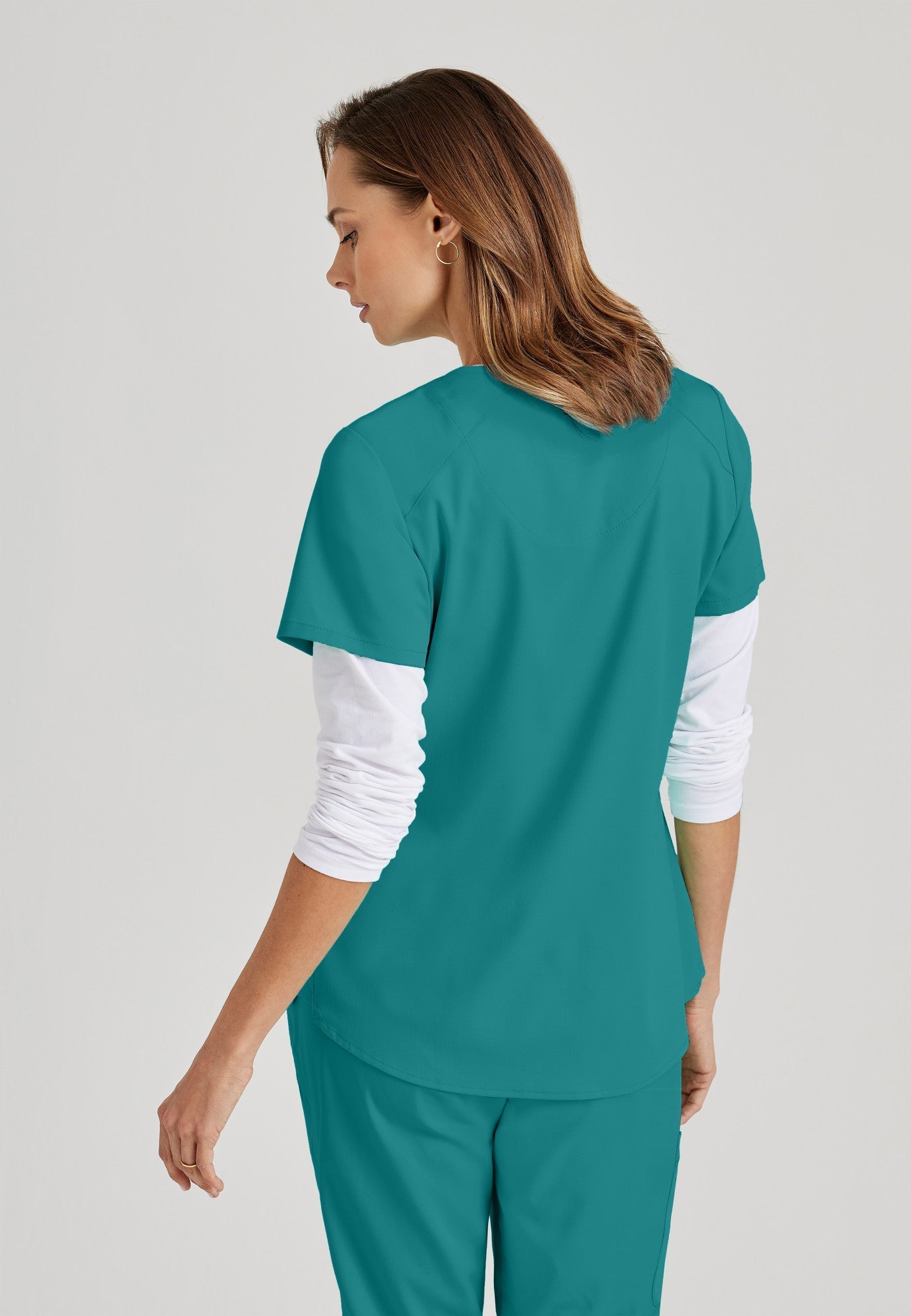Emma Top - Teal - Jen's Scrubs
