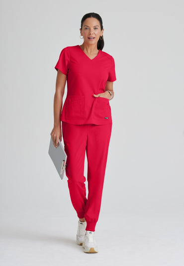 Emma Top - Scarlet Red - Jen's Scrubs