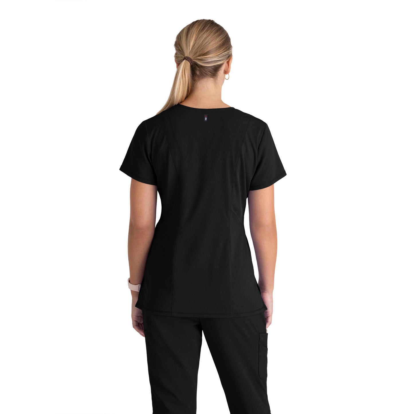 Serena Top - Black - Jen's Scrubs
