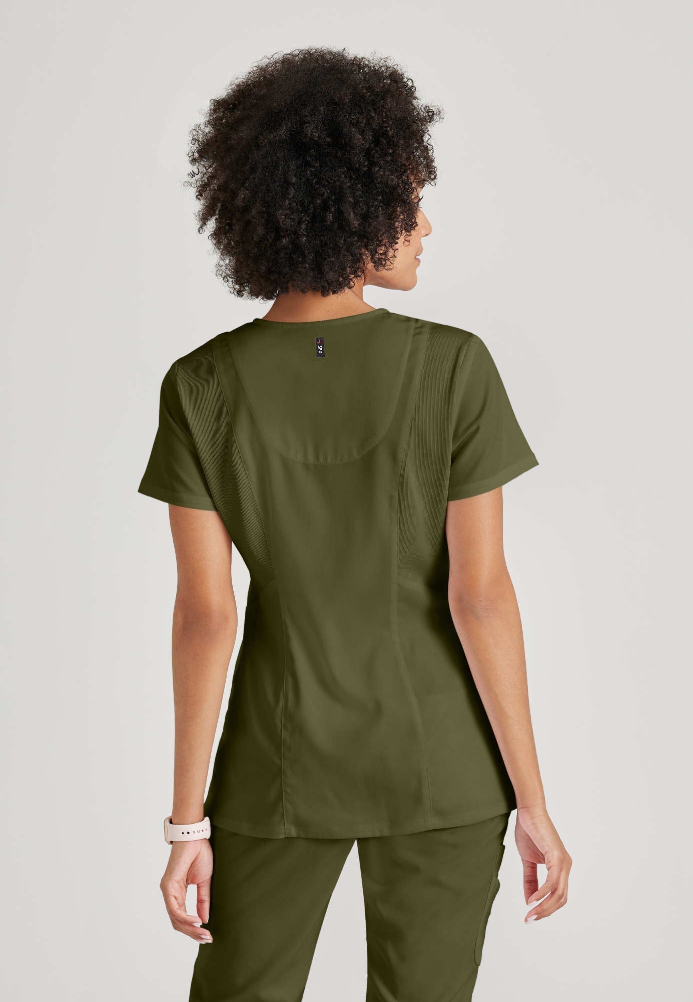 Serena Top - Olive - Jen's Scrubs