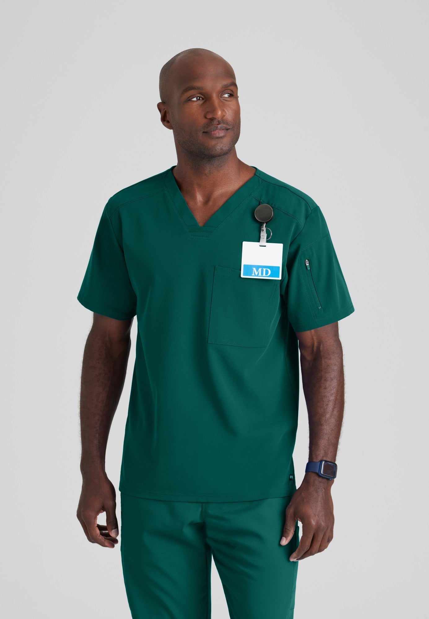 Murphy Top - Hunter Green - Jen's Scrubs