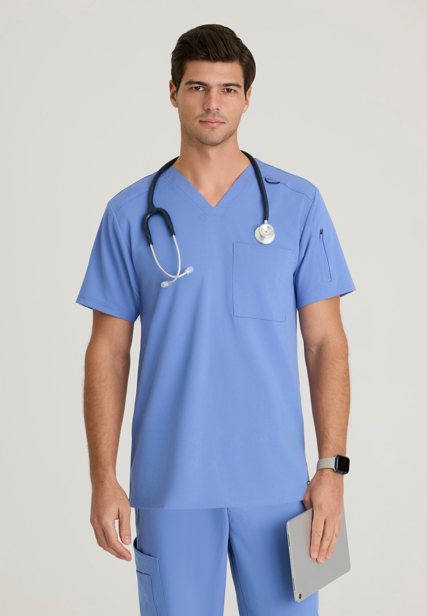 Murphy Top - Ciel Blue - Jen's Scrubs