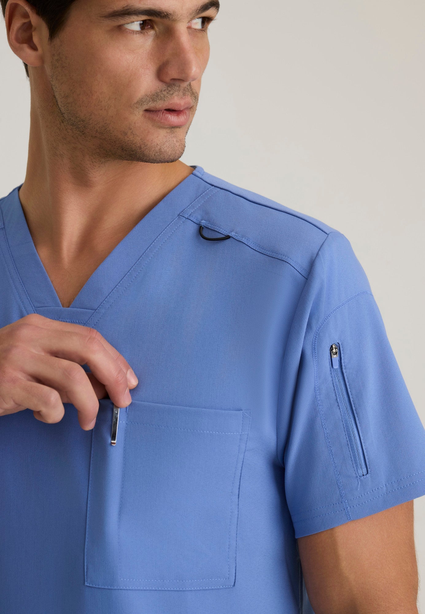 Murphy Top - Ciel Blue - Jen's Scrubs