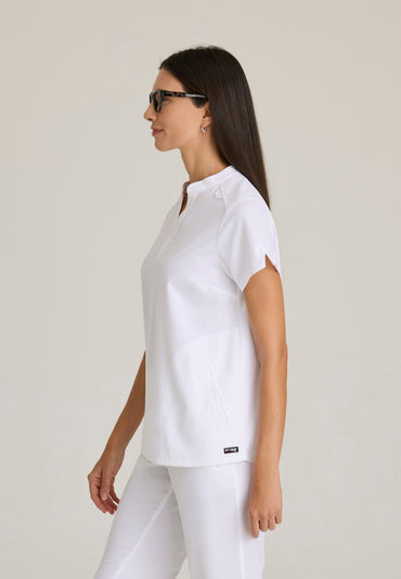 Avery Top - White - Jen's Scrubs