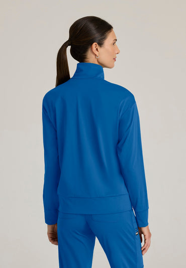 Ease Warm-Up Jacket - New Royal - Jen's Scrubs