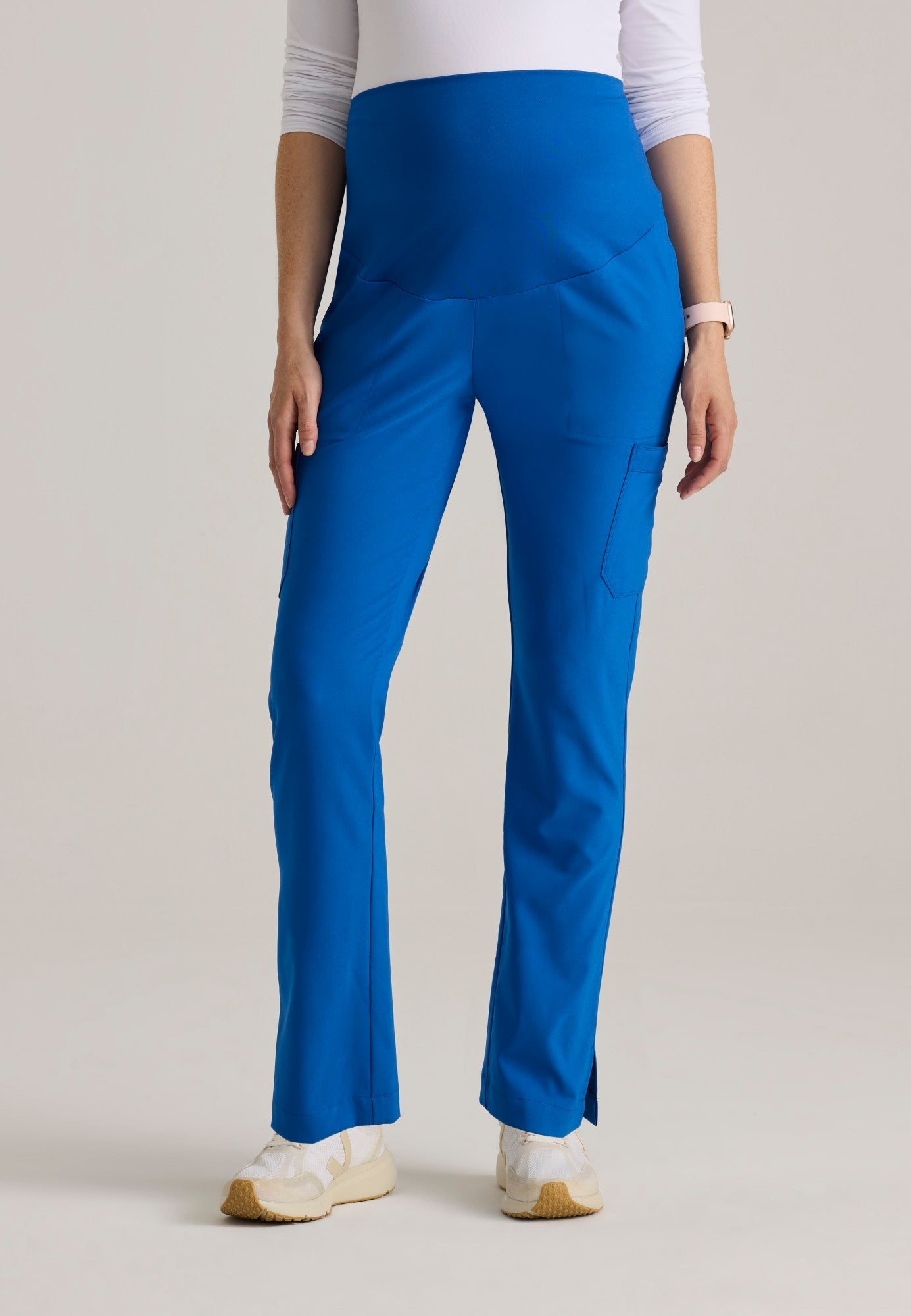 Promise Maternity Pant - New Royal - Jen's Scrubs