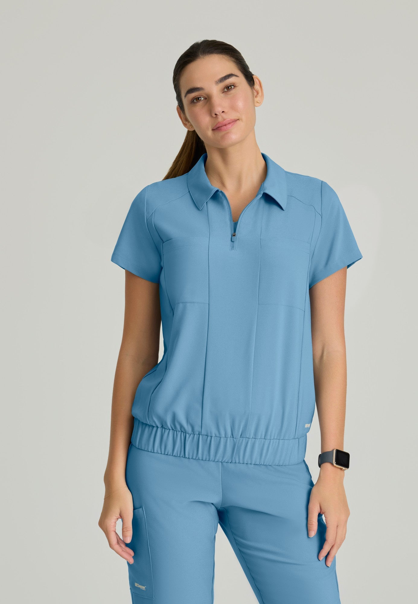 Perseverance Top - Ocean Mist - Jen's Scrubs